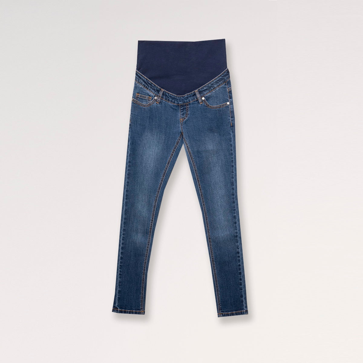 Dark indigo Maternity slim jeans