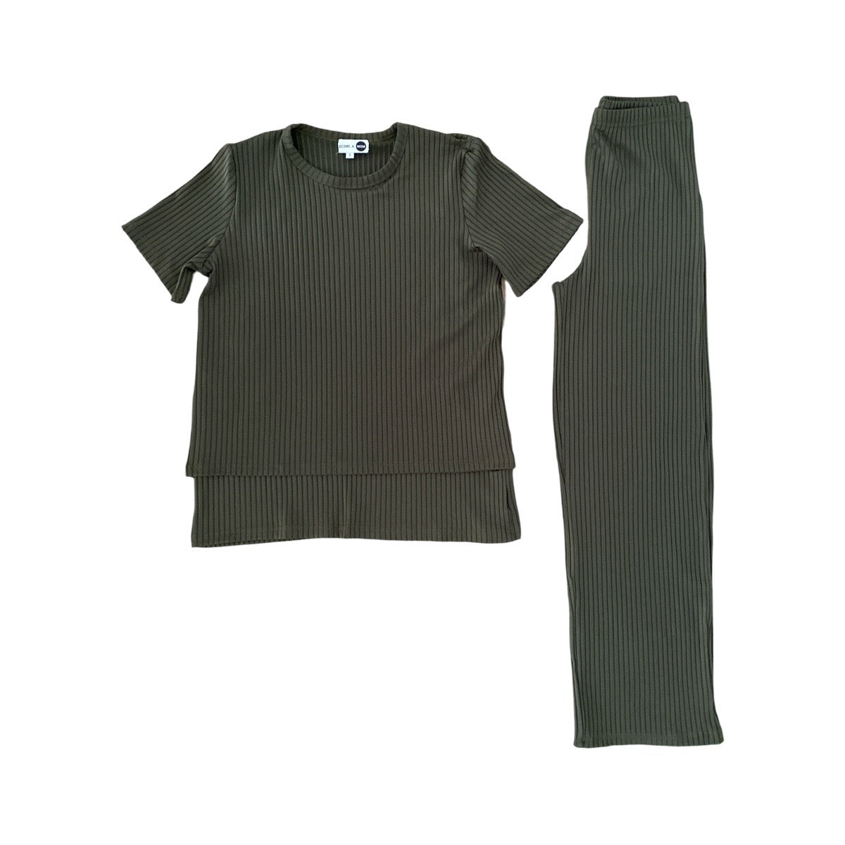 Green Cherry Stripe Suit