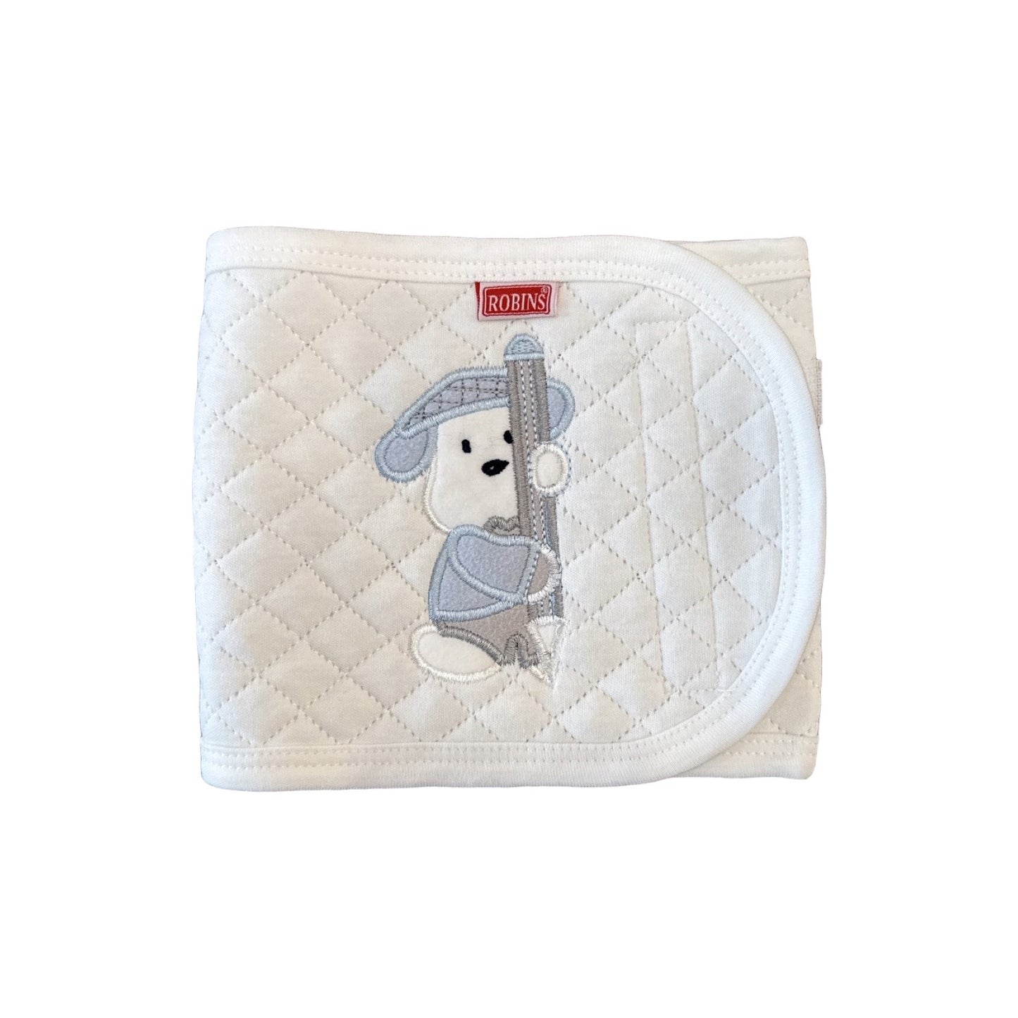 Robins Blue Puppy Stomach & Back Corset