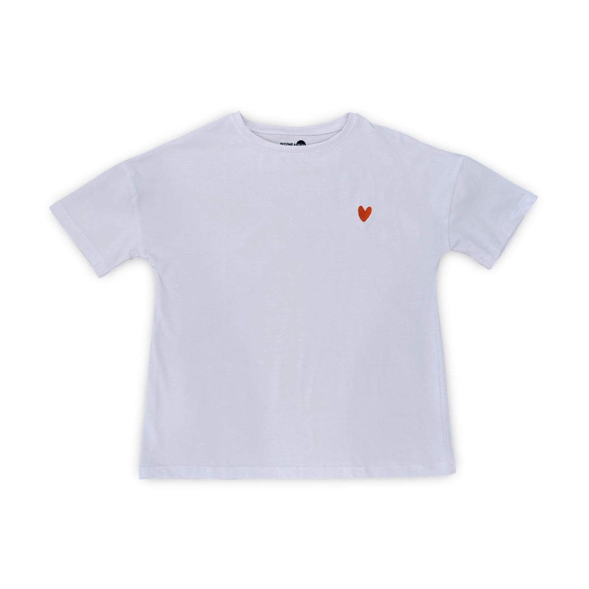 MamaHeart White Short Sleeve Tee