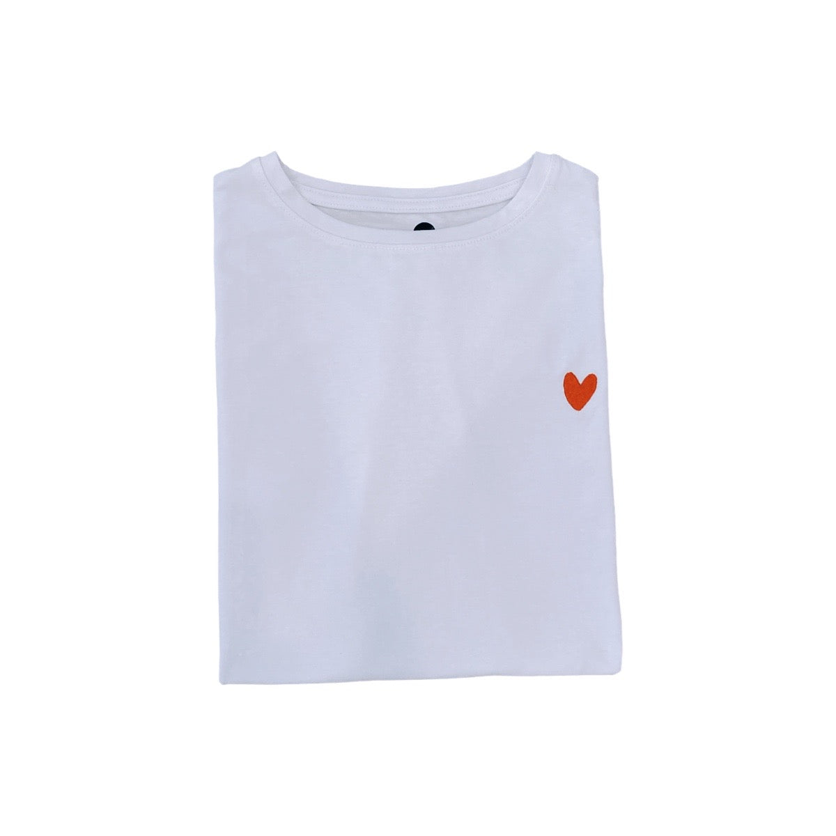 MamaHeart White Short Sleeve Tee