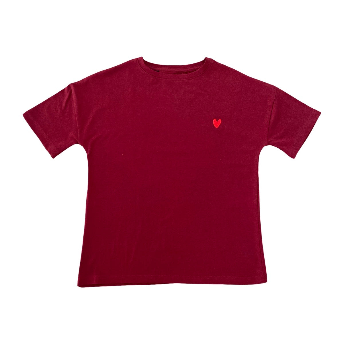 MamaHeart Maroon Short Sleeve Tee