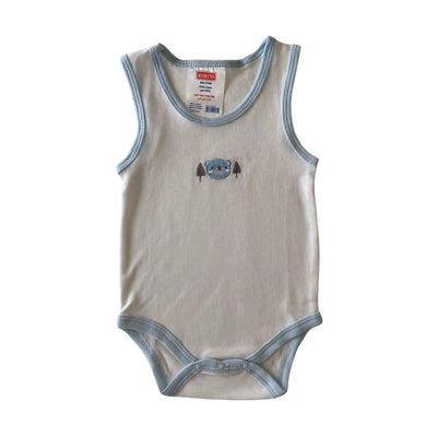 Robins 5 Sleeveless Blue Bodysuits