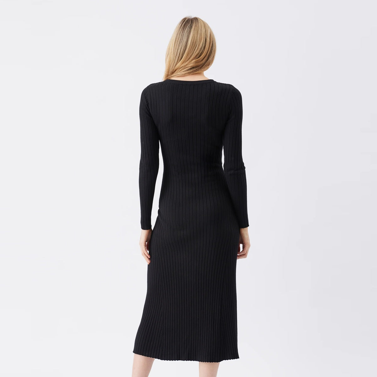 Black Eden Knit Nursing Dress