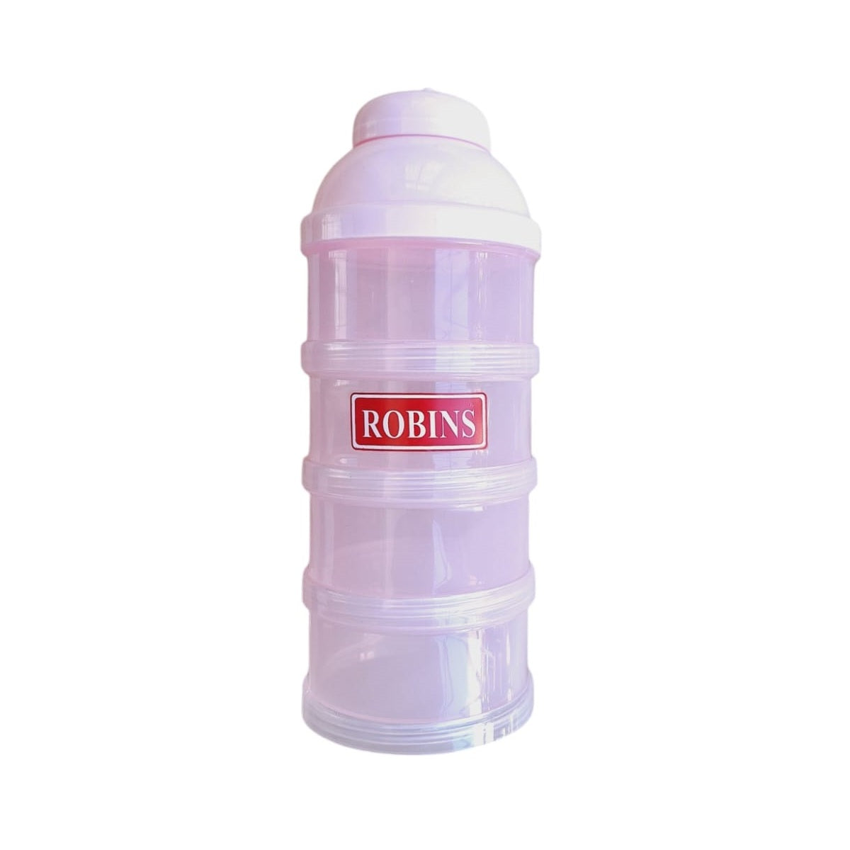 Robins Pink Milk Powder Container