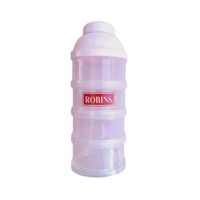 Robins Pink Milk Powder Container