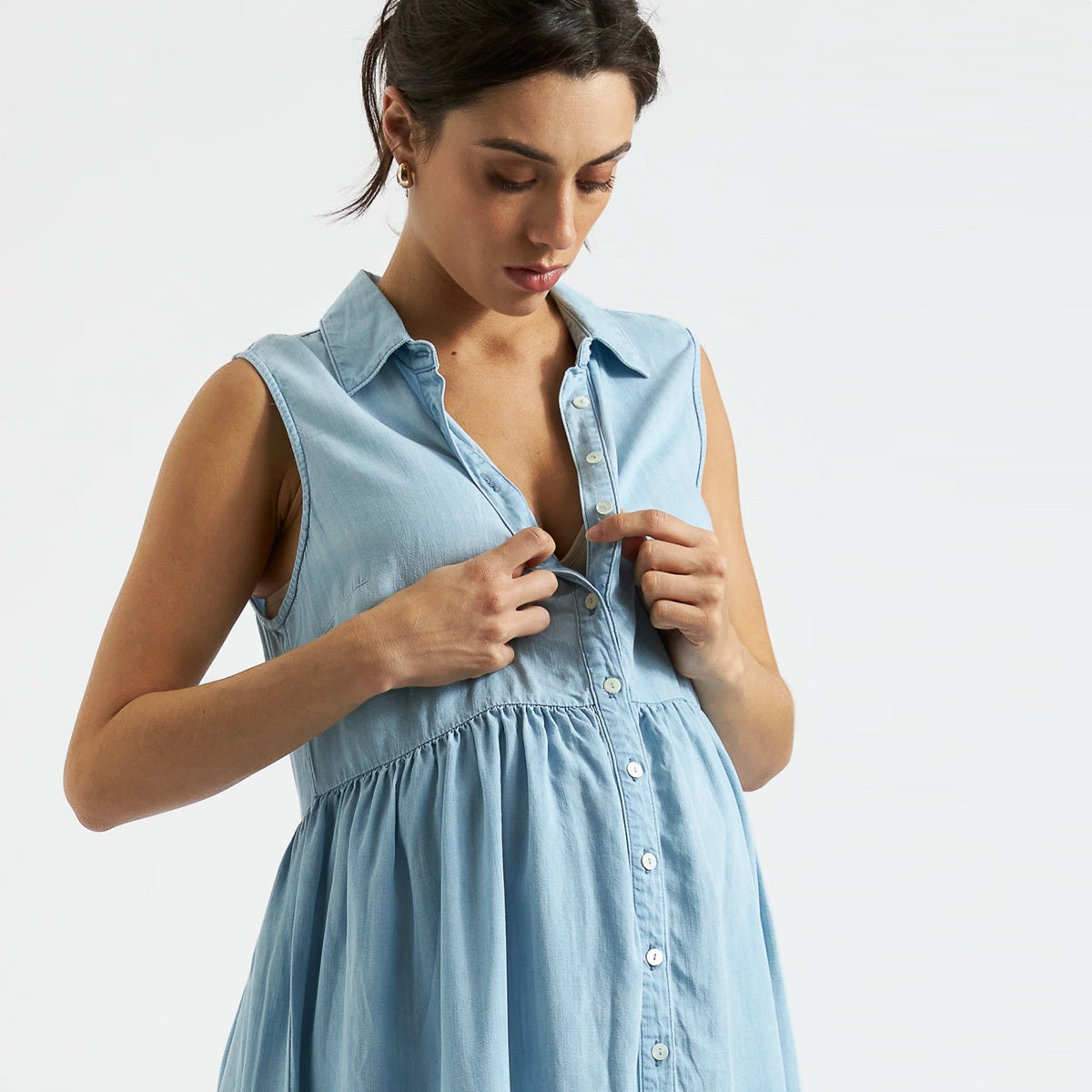Clean Fade Bec Chambray Dress
