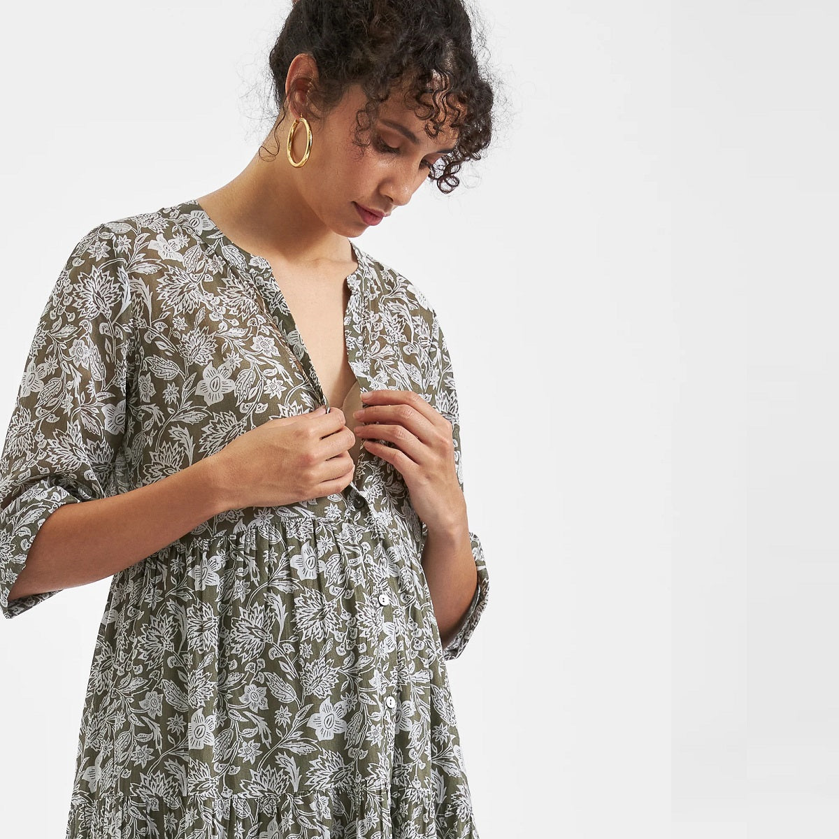 Olive Ezra Tiered Dress