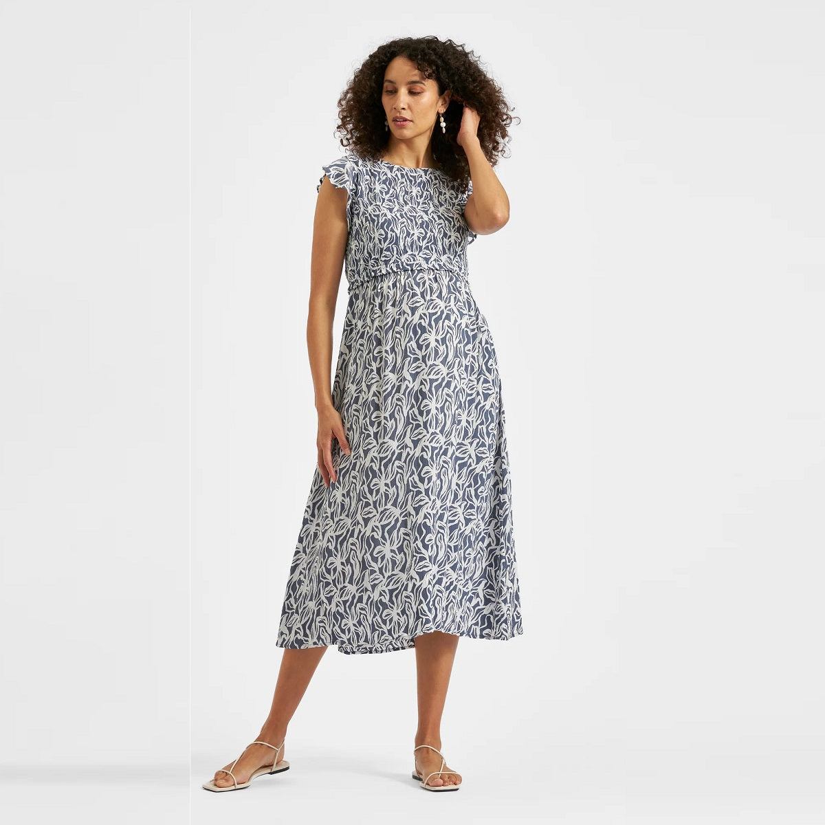 Washed Indigo Edie Nursing Dress