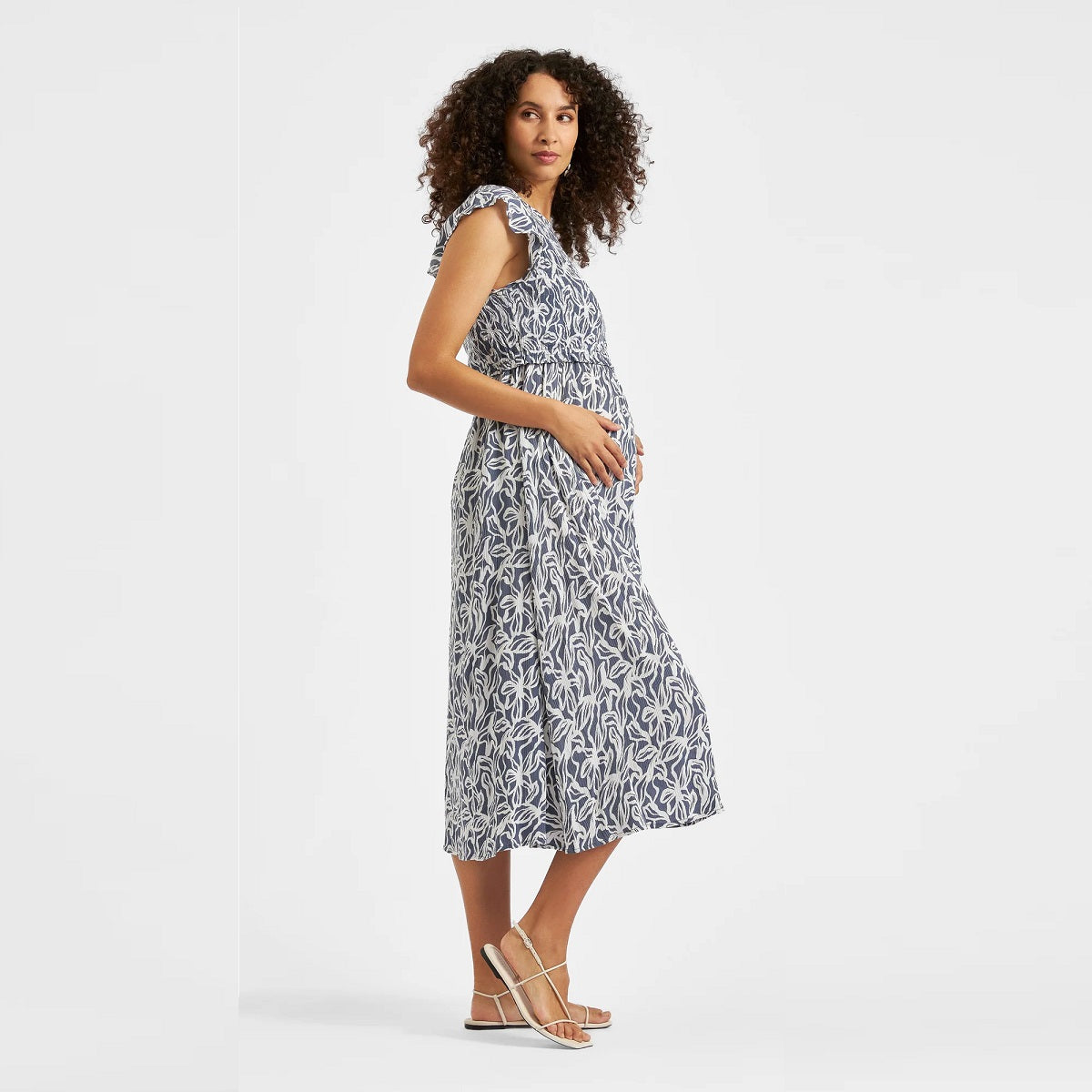 Washed Indigo Edie Nursing Dress