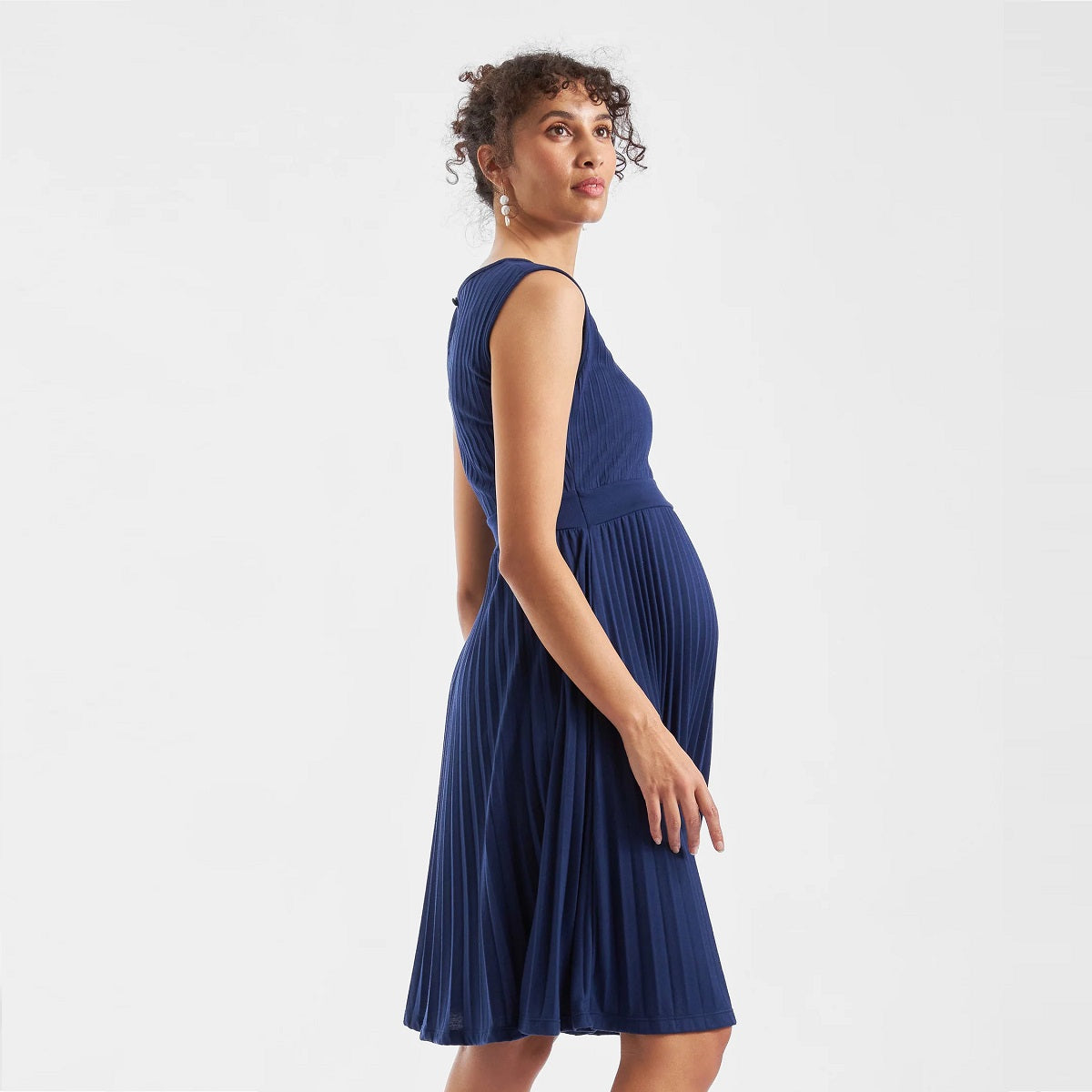 Blueprint Knife Pleat Dress