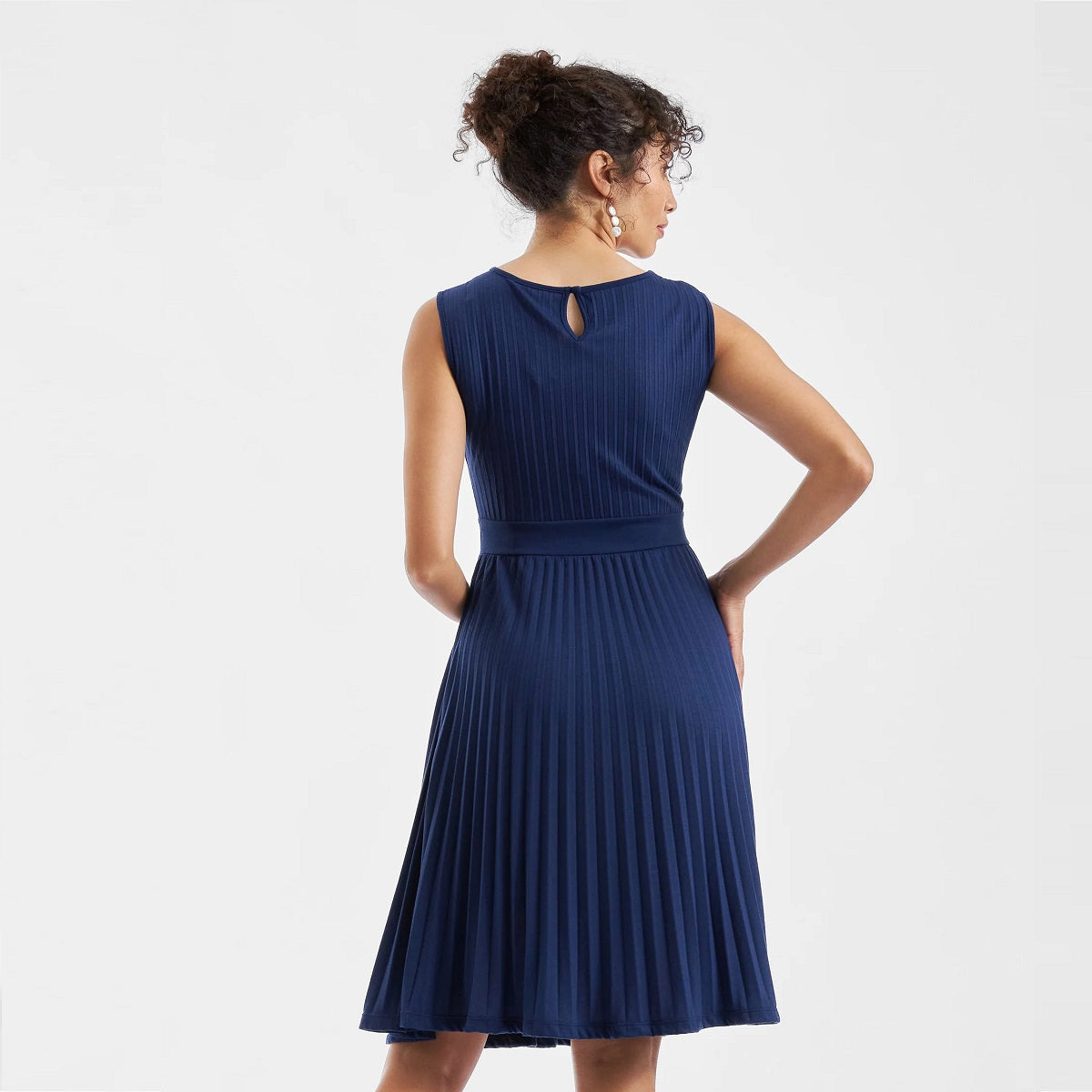 Blueprint Knife Pleat Dress