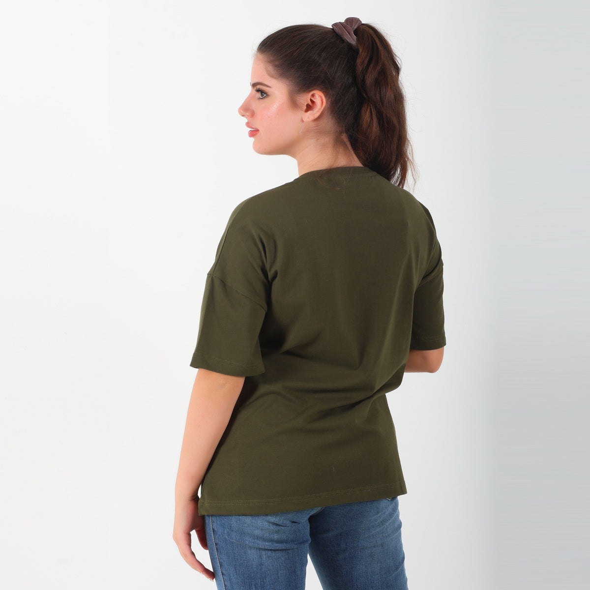 MamaHeart Olive Short Sleeve Tee