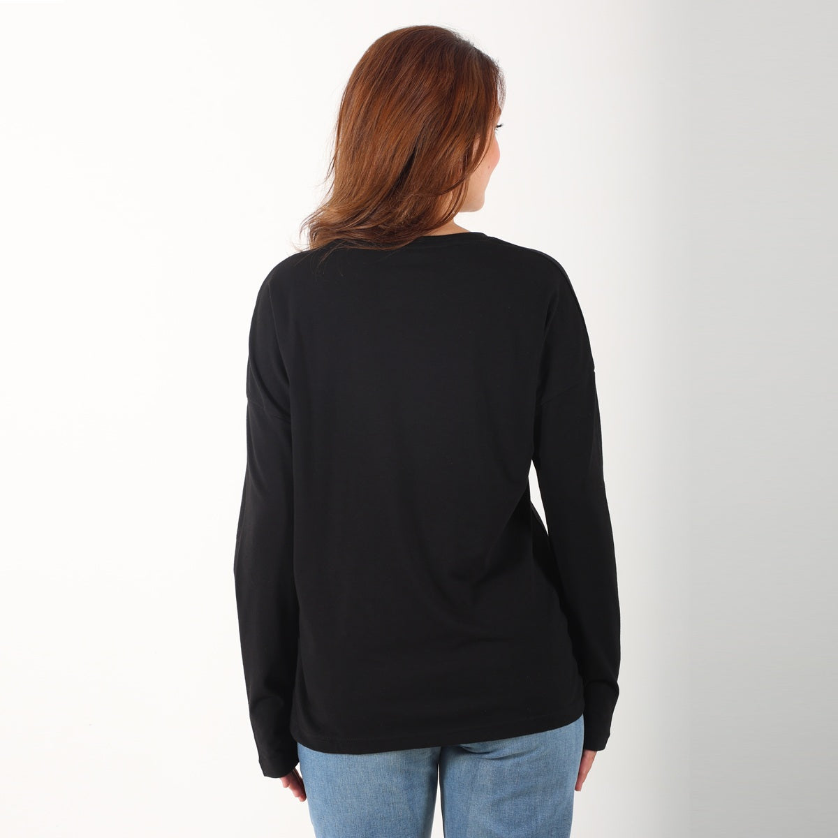 MamaHeart Black Long Sleeve Tee