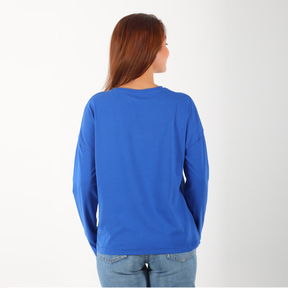 MamaHeart Sky Blue Long Sleeve Tee