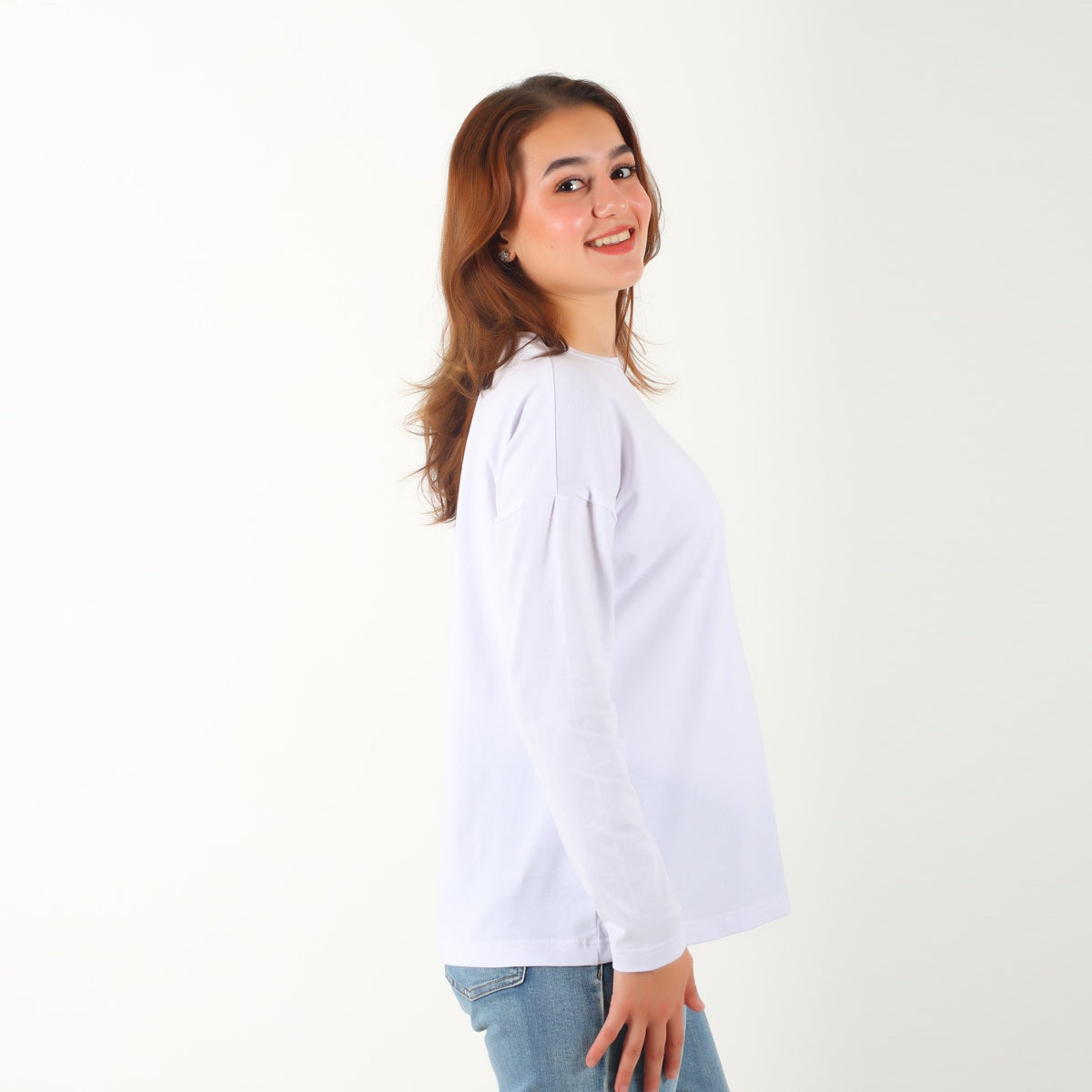 MamaHeart White Long Sleeve Tee