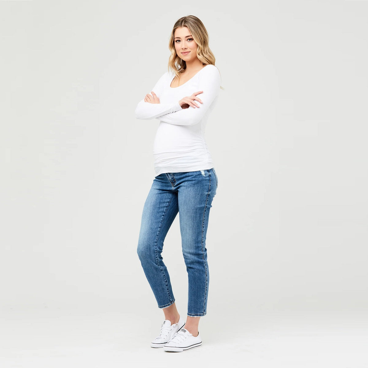 White Organic Tube Top