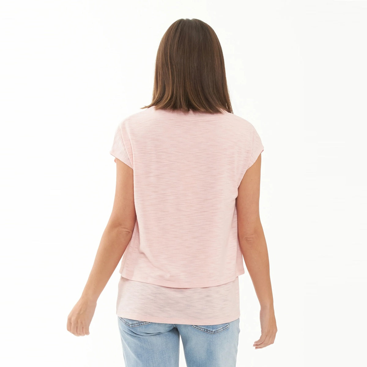 Soft Pink Jazmin Nursing Tee