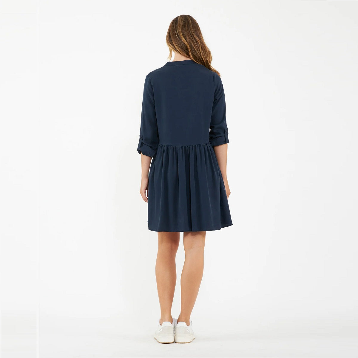 Navy Demi Tencel Dress