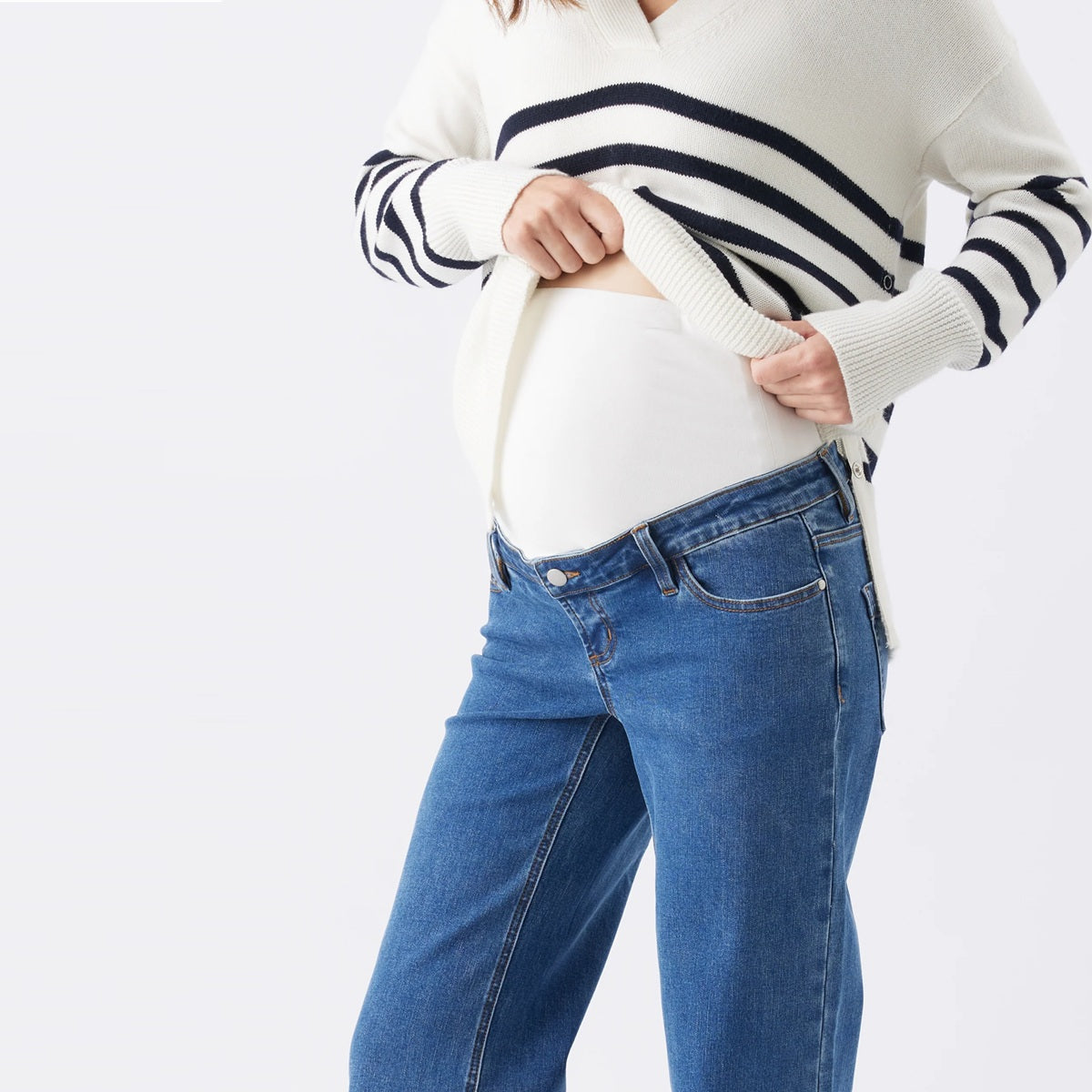 True Blue Miller Over Bump Jean
