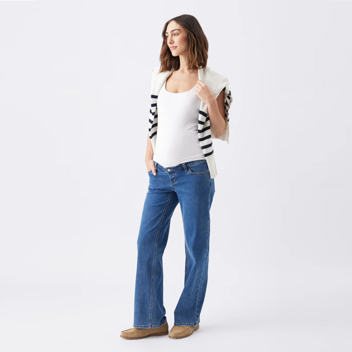 True Blue Miller Over Bump Jean