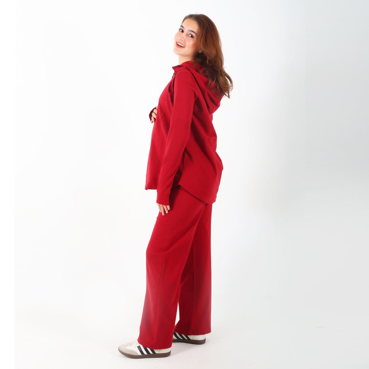 Mama's Maroon Maternity Tracksuit