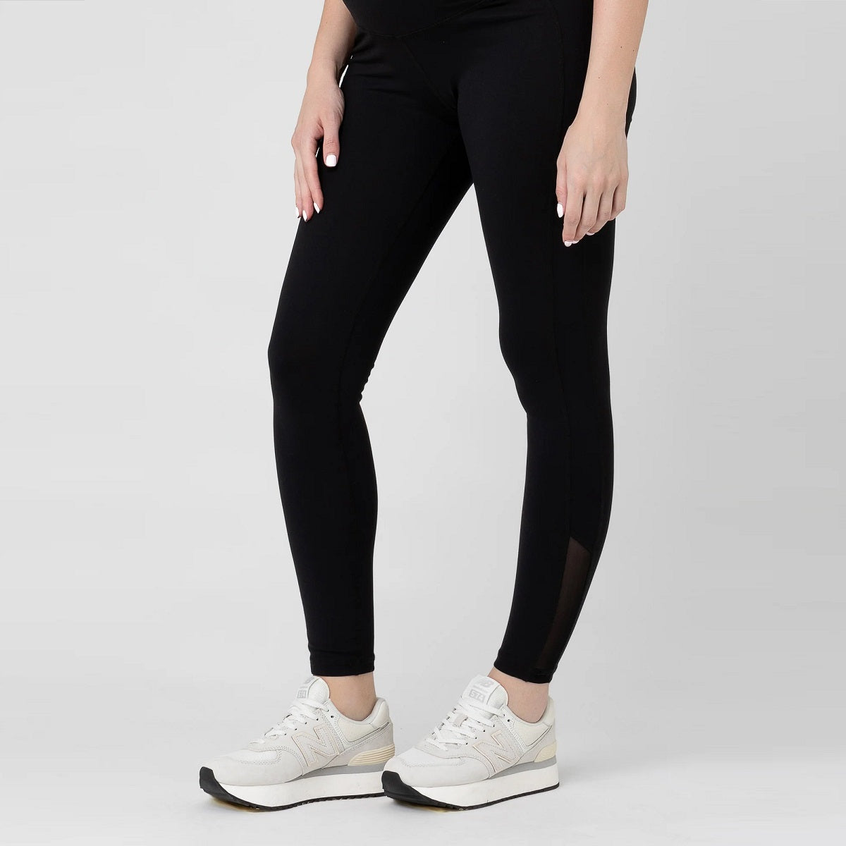 Black Active Over Tummy Legging