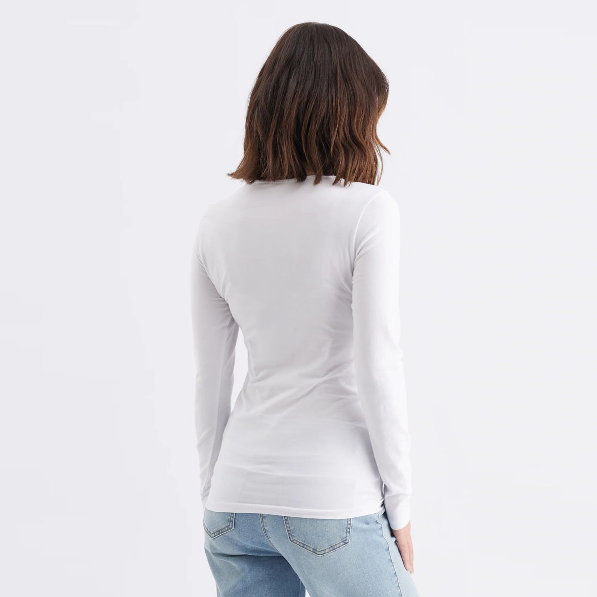 White Organic Cotton Nursing Top