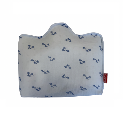 Baby Anti Flat Head Memory Foam Pillow-Blue
