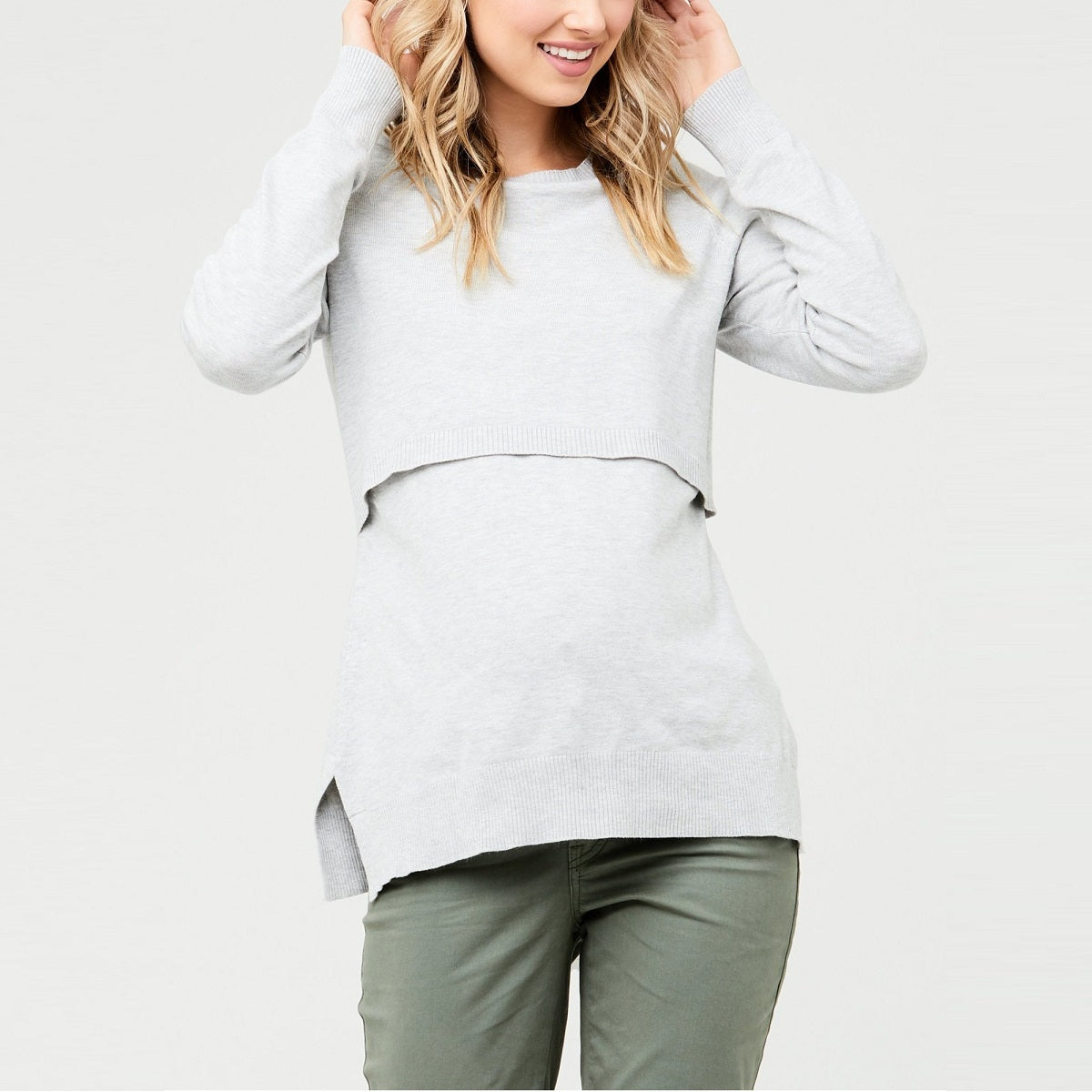 Silver Toni Nursing Knit