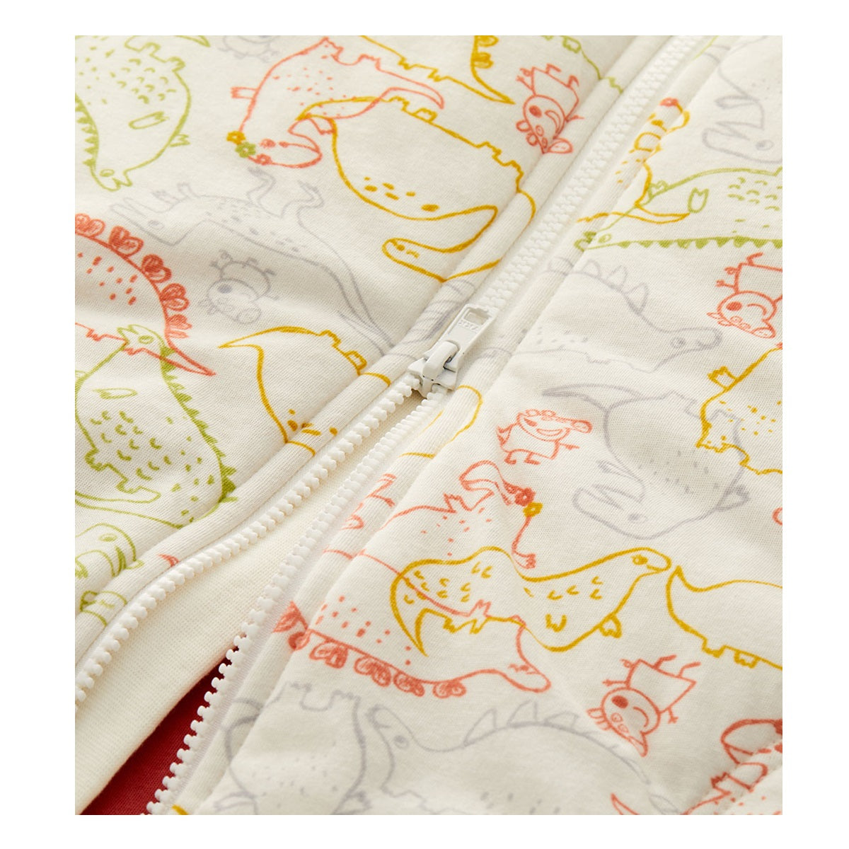 All Seasons Orange Dino Sleep Suit