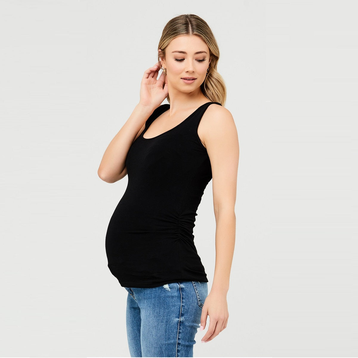Black Organic Tube Tank