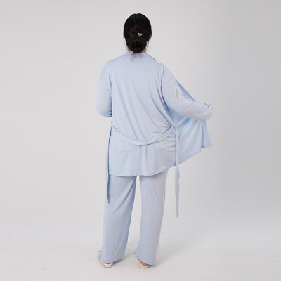 Blue Lace Pajama Set
