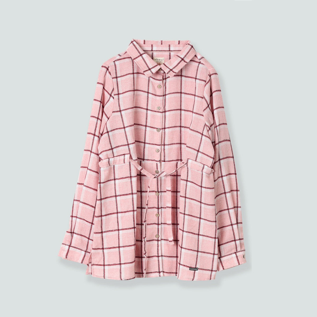 Light pink Check Shirt