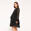 Black Plumetti Dress