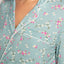 Turquoise Flowered Printed Pyjama