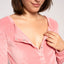 Pink Long sleeves Velor Pajama