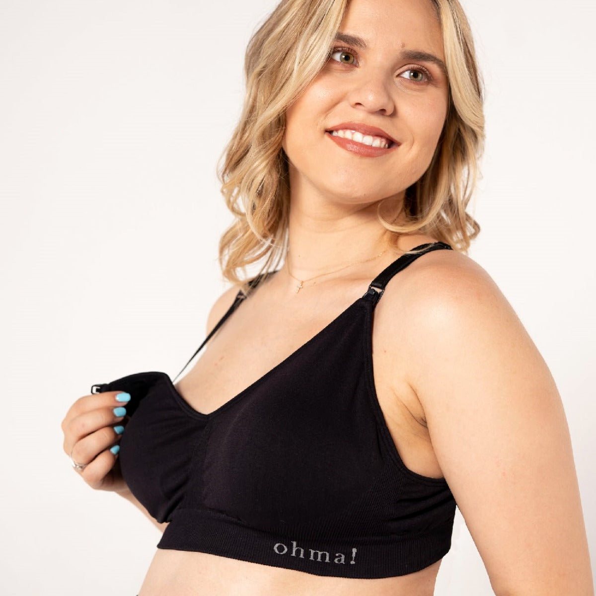 Ohma! Black Seamless Bra