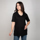 Black Meeza Maternity T-Shirt