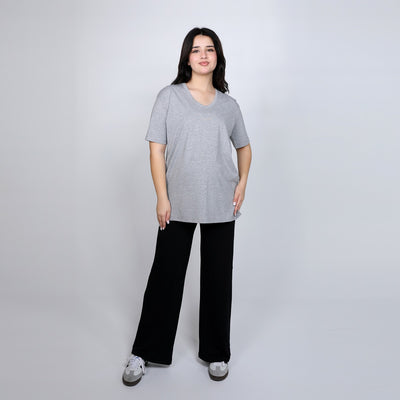 Gray Meeza Maternity T-Shirt