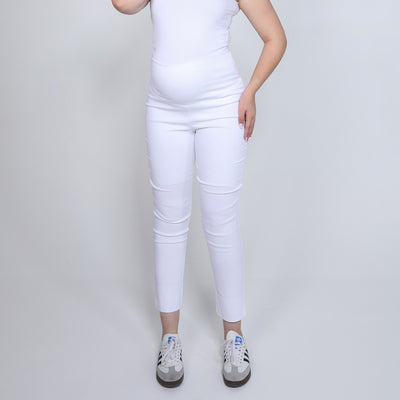 White Nicky Capri Pant