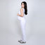 White Jimmy Straight Leg Pant