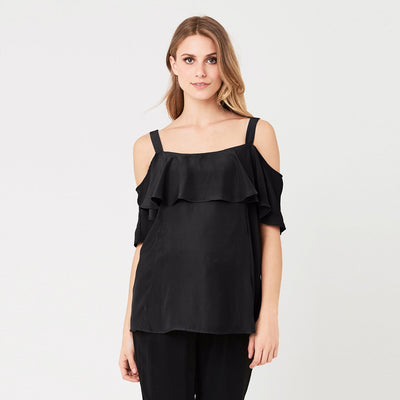 Black Claire Nursing Top