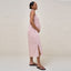 Blush Breeze Along Midi Dress