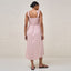 Blush Breeze Along Midi Dress