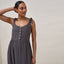 Slate Breeze Along Midi Dress