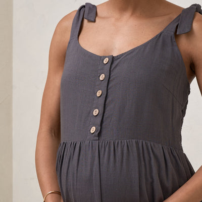 Slate Breeze Along Midi Dress
