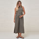 Pine Serenade Midi Dress