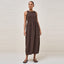 Chocolate Serenade Midi Dress