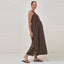 Chocolate Serenade Midi Dress